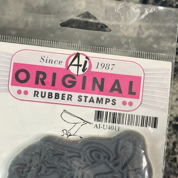 Art Impressions GIRLFRIENDS Rubber Stamps AI-U4011 - Picture 6 of 7